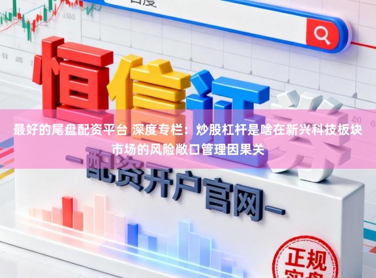 最好的尾盘配资平台 深度专栏：炒股杠杆是啥在新兴科技板块市场的风险敞口管理因果关